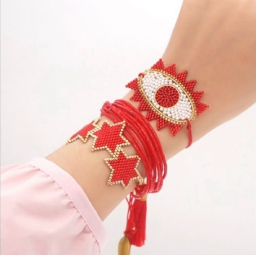 Evil Eye Beaded Bracelet- Turkish - New. Nonsmoking home.